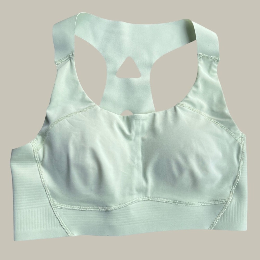 Jockey Sports Bra Women Medium Mint Green Contour Hold Mid Impact Racerback